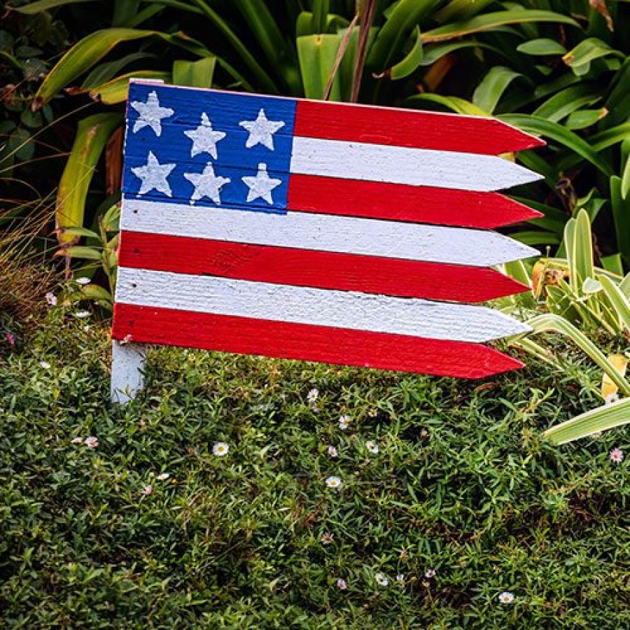 Independence day yard decoration service